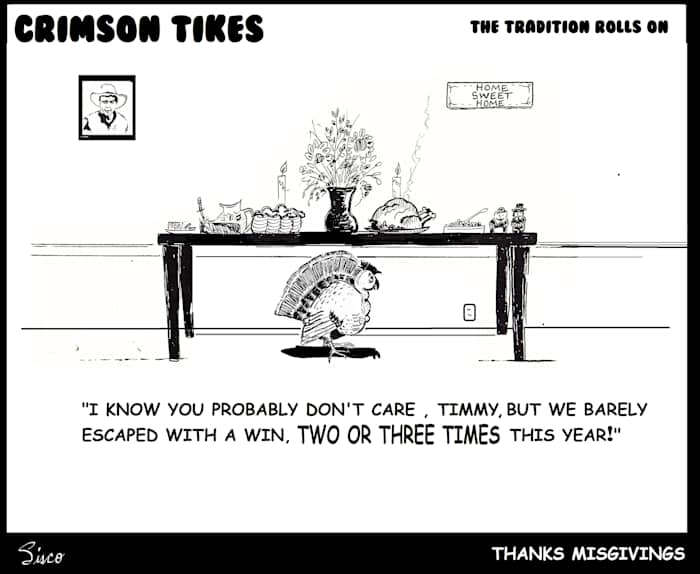 Crimson Tikes: Thanks Misgivings